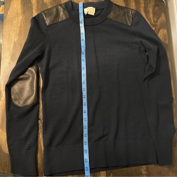 Kate Spade Ginnie Leather Trim Wool Sweater - Picture 11 of 16